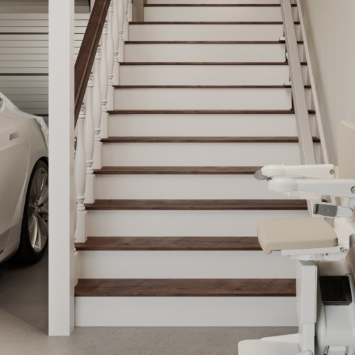 Gerade Treppe in Neuenhaus